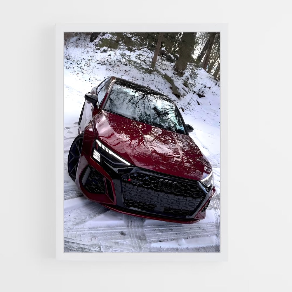 Poster Neige et Civic – affiche Audi (vue 3)